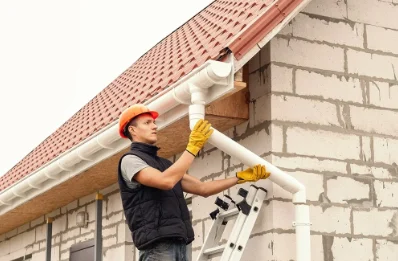 Pose et remplacement de gouttières à Faulx